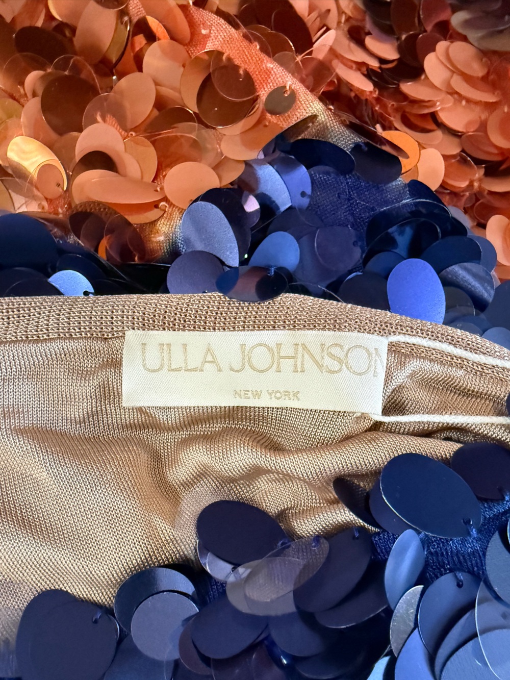 Ulla Johnson Helen Frankenthaler Sequin Colorblock Matilde Sequin Knit Skirt M - Picture 12 of 15